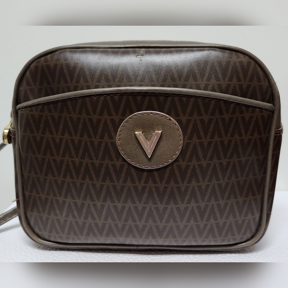 MARIO VALENTINO Signature V Zip Crossbody Pouch VINTAGE